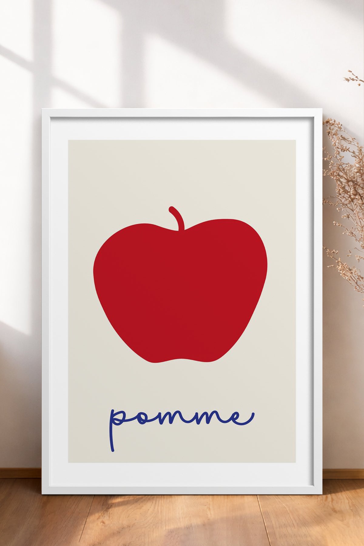 HOMEPACK Ahşap Çerçeveli Tablo Çerçeveli Poster Sanatsal Modern Duvar Dekoru TK-862