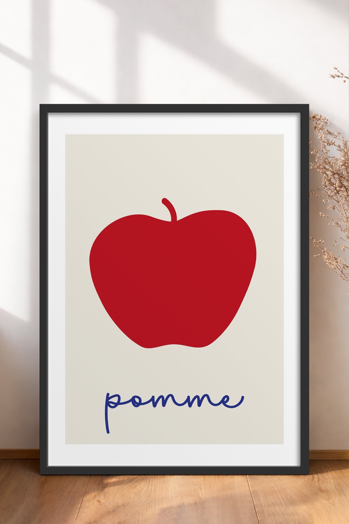 HOMEPACK Ahşap Çerçeveli Tablo Çerçeveli Poster Sanatsal Modern Duvar Dekoru TK-862