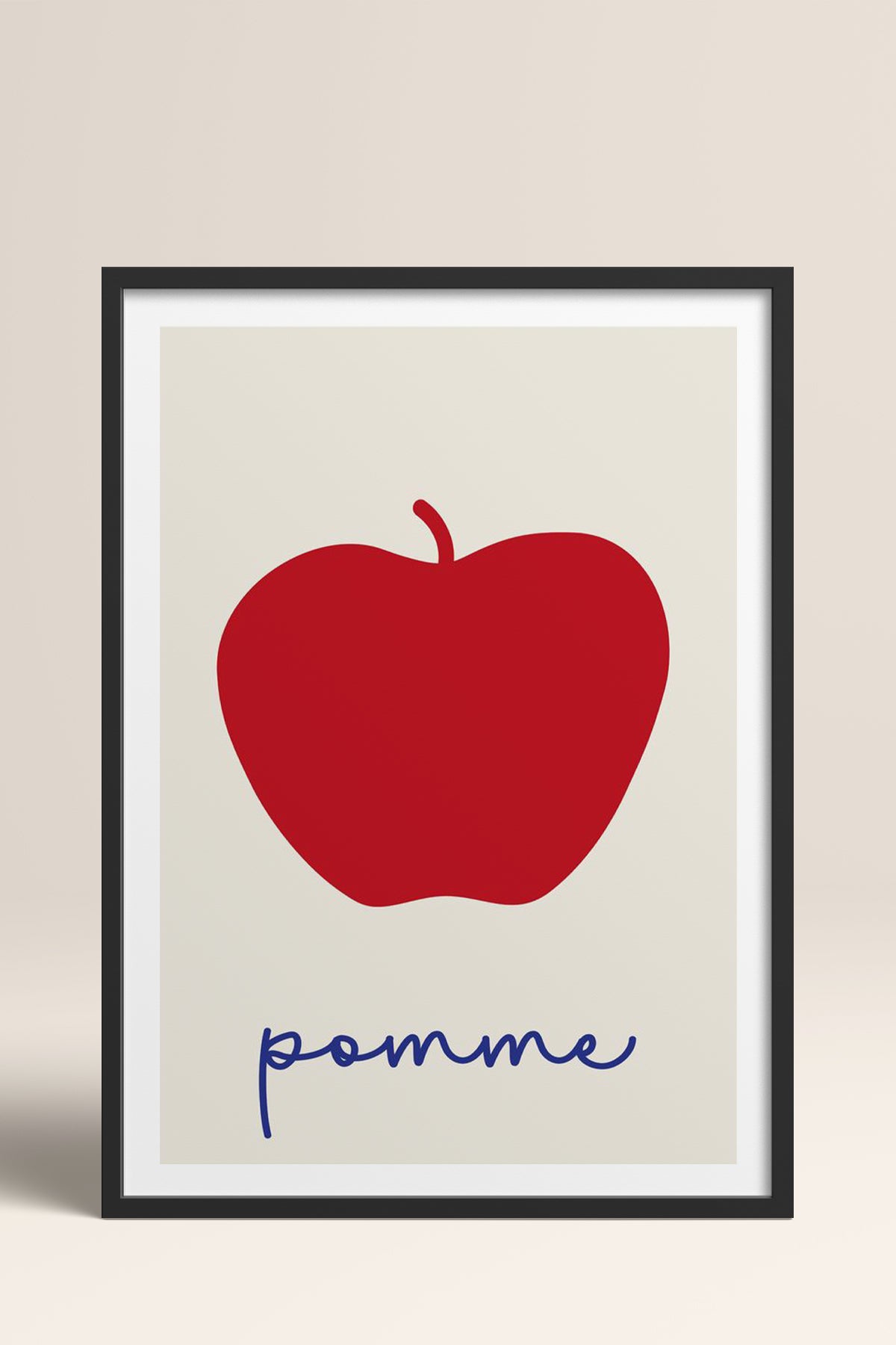 HOMEPACK Ahşap Çerçeveli Tablo Çerçeveli Poster Sanatsal Modern Duvar Dekoru TK-862