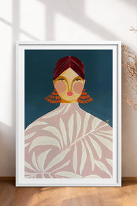 HOMEPACK Ahşap Çerçeveli Tablo Çerçeveli Poster Sanatsal Modern Duvar Dekoru TK-863