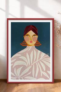 HOMEPACK Ahşap Çerçeveli Tablo Çerçeveli Poster Sanatsal Modern Duvar Dekoru TK-863