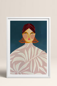 HOMEPACK Ahşap Çerçeveli Tablo Çerçeveli Poster Sanatsal Modern Duvar Dekoru TK-863