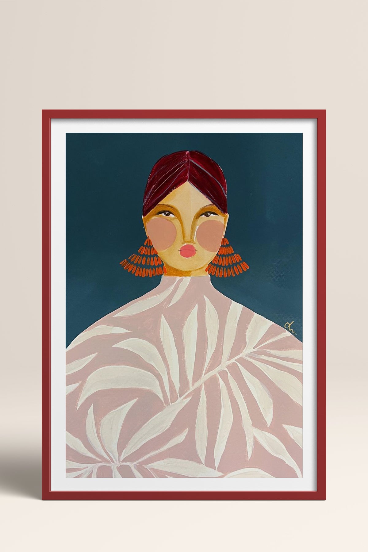 HOMEPACK Ahşap Çerçeveli Tablo Çerçeveli Poster Sanatsal Modern Duvar Dekoru TK-863