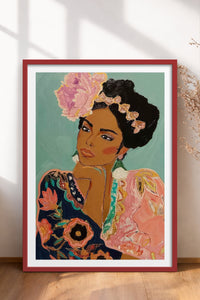 HOMEPACK Ahşap Çerçeveli Tablo Çerçeveli Poster Sanatsal Modern Duvar Dekoru TK-865