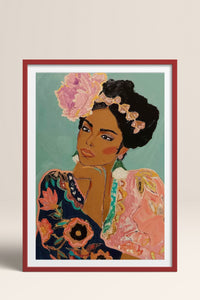 HOMEPACK Ahşap Çerçeveli Tablo Çerçeveli Poster Sanatsal Modern Duvar Dekoru TK-865
