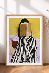 HOMEPACK Ahşap Çerçeveli Tablo Çerçeveli Poster Sanatsal Modern Duvar Dekoru TK-866