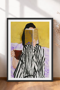 HOMEPACK Ahşap Çerçeveli Tablo Çerçeveli Poster Sanatsal Modern Duvar Dekoru TK-866