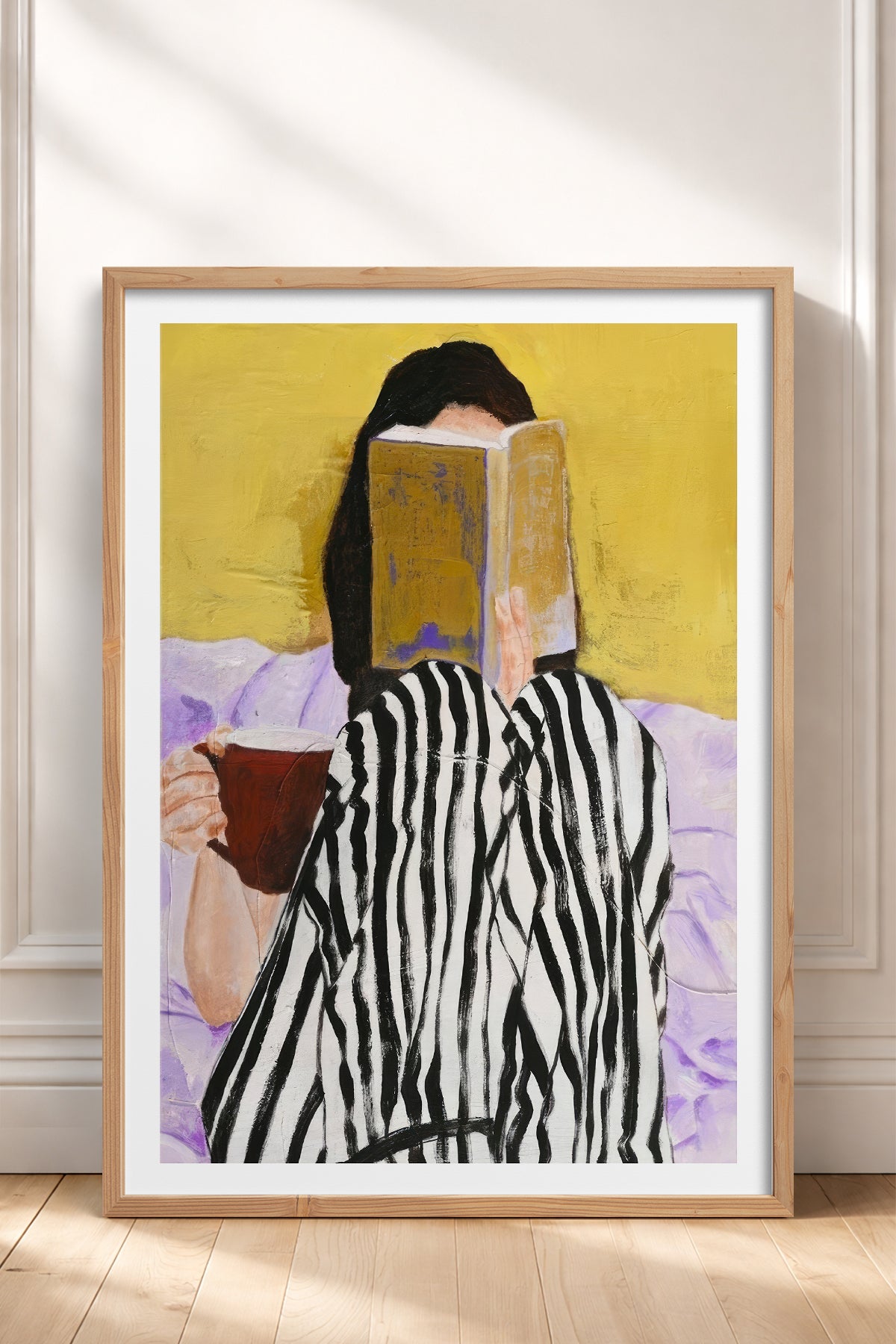 HOMEPACK Ahşap Çerçeveli Tablo Çerçeveli Poster Sanatsal Modern Duvar Dekoru TK-866
