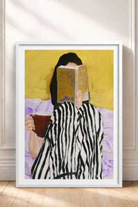 HOMEPACK Ahşap Çerçeveli Tablo Çerçeveli Poster Sanatsal Modern Duvar Dekoru TK-866