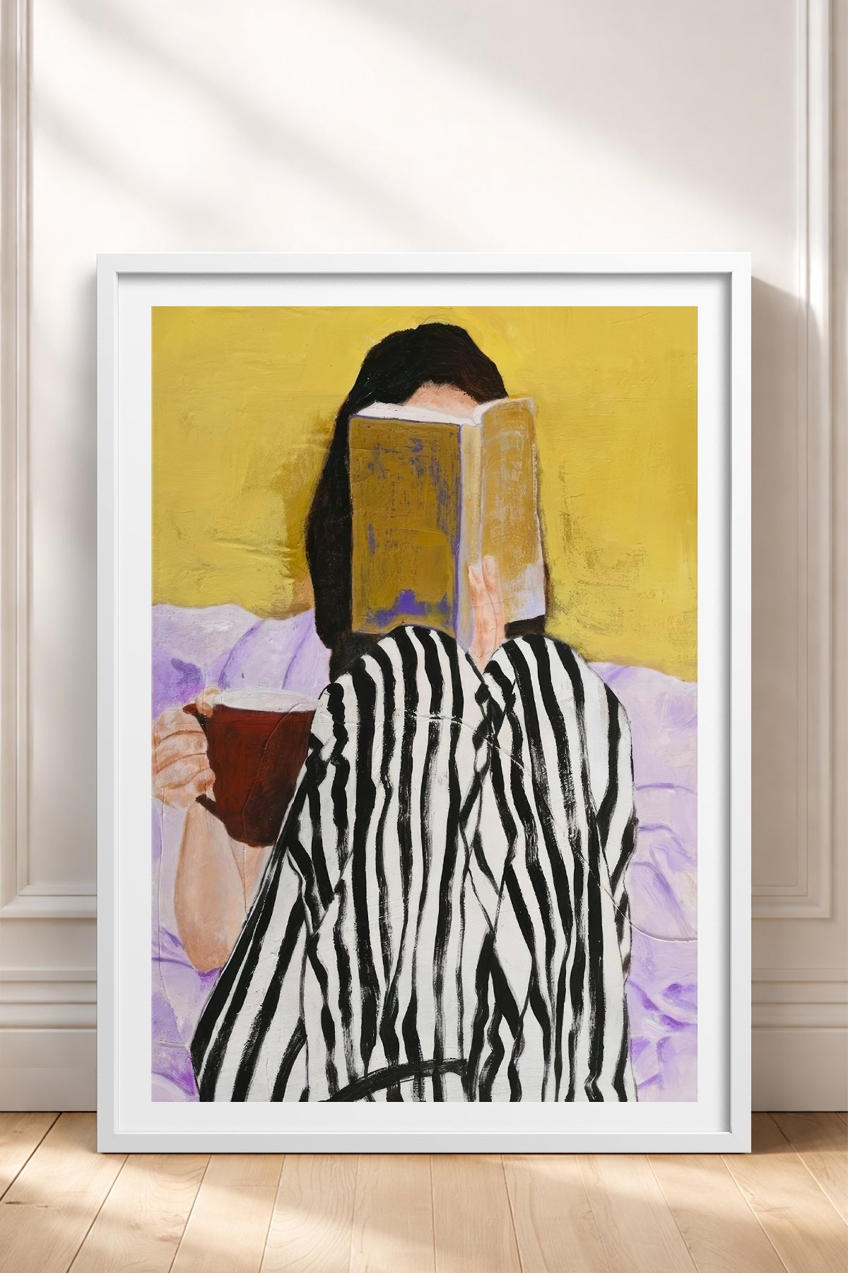 HOMEPACK Ahşap Çerçeveli Tablo Çerçeveli Poster Sanatsal Modern Duvar Dekoru TK-866