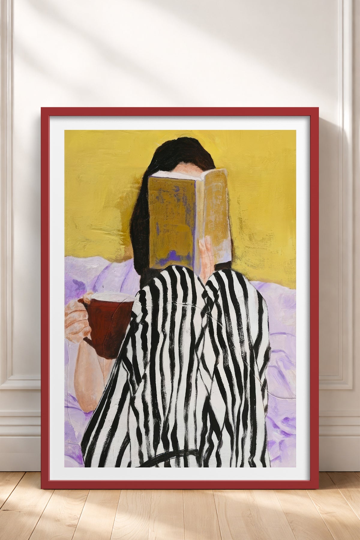 HOMEPACK Ahşap Çerçeveli Tablo Çerçeveli Poster Sanatsal Modern Duvar Dekoru TK-866