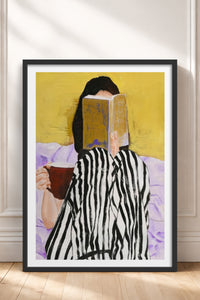 HOMEPACK Ahşap Çerçeveli Tablo Çerçeveli Poster Sanatsal Modern Duvar Dekoru TK-866