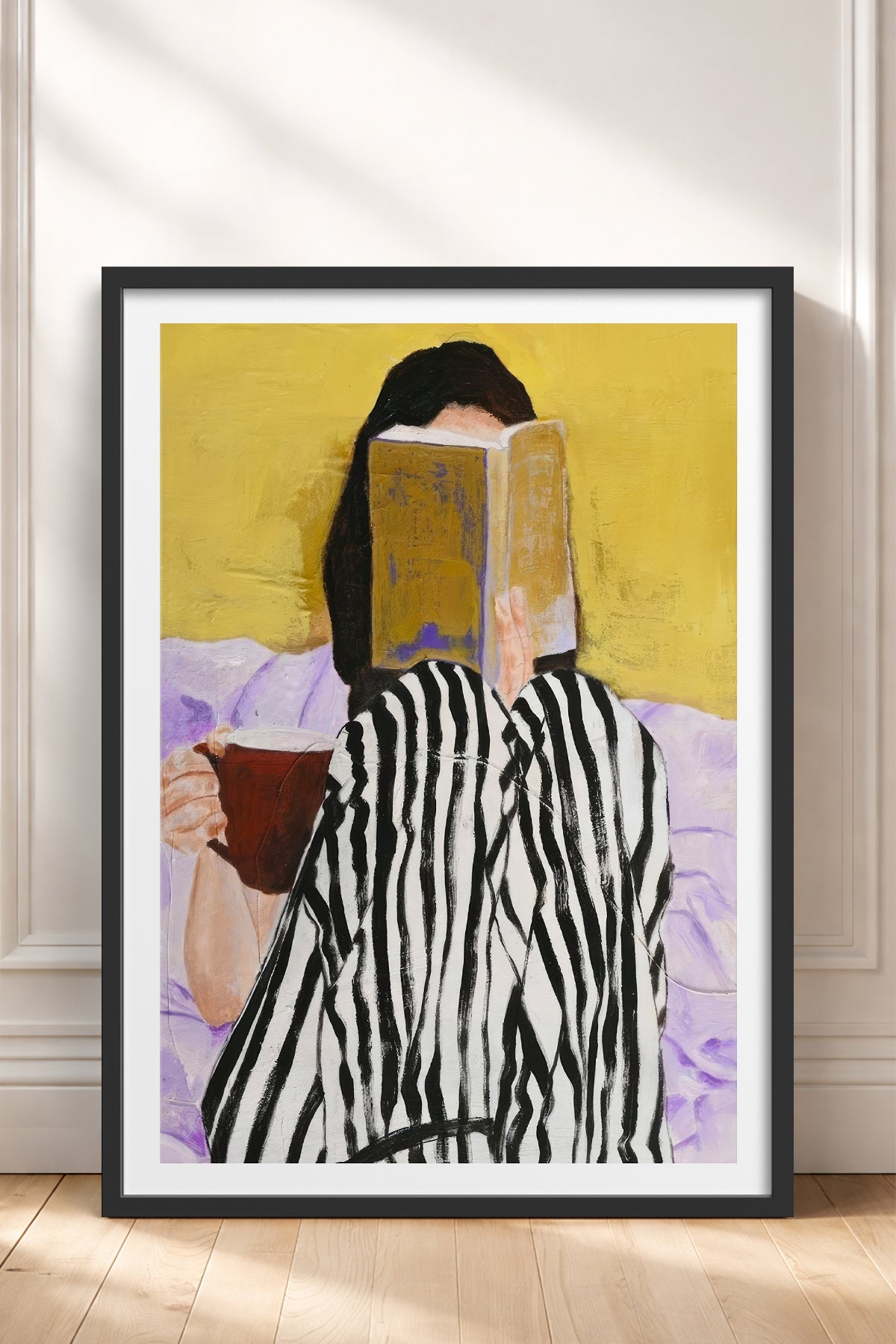 HOMEPACK Ahşap Çerçeveli Tablo Çerçeveli Poster Sanatsal Modern Duvar Dekoru TK-866