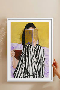 HOMEPACK Ahşap Çerçeveli Tablo Çerçeveli Poster Sanatsal Modern Duvar Dekoru TK-866