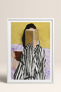 HOMEPACK Ahşap Çerçeveli Tablo Çerçeveli Poster Sanatsal Modern Duvar Dekoru TK-866