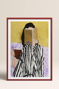 HOMEPACK Ahşap Çerçeveli Tablo Çerçeveli Poster Sanatsal Modern Duvar Dekoru TK-866