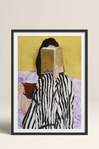 HOMEPACK Ahşap Çerçeveli Tablo Çerçeveli Poster Sanatsal Modern Duvar Dekoru TK-866