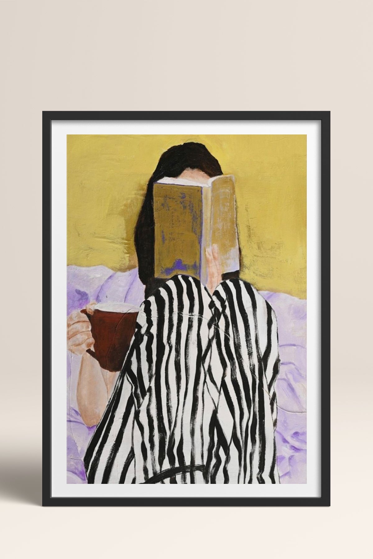 HOMEPACK Ahşap Çerçeveli Tablo Çerçeveli Poster Sanatsal Modern Duvar Dekoru TK-866