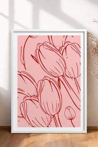 HOMEPACK Ahşap Çerçeveli Tablo Çerçeveli Poster Sanatsal Modern Duvar Dekoru TK-871