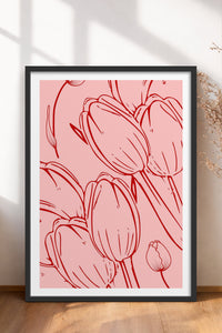 HOMEPACK Ahşap Çerçeveli Tablo Çerçeveli Poster Sanatsal Modern Duvar Dekoru TK-871