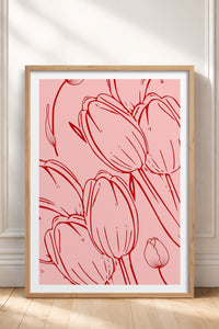 HOMEPACK Ahşap Çerçeveli Tablo Çerçeveli Poster Sanatsal Modern Duvar Dekoru TK-871