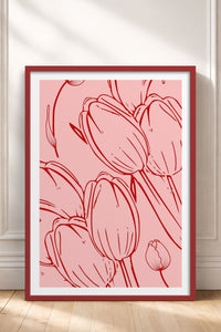 HOMEPACK Ahşap Çerçeveli Tablo Çerçeveli Poster Sanatsal Modern Duvar Dekoru TK-871