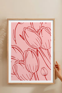 HOMEPACK Ahşap Çerçeveli Tablo Çerçeveli Poster Sanatsal Modern Duvar Dekoru TK-871