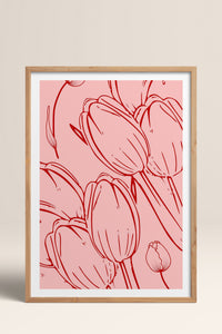 HOMEPACK Ahşap Çerçeveli Tablo Çerçeveli Poster Sanatsal Modern Duvar Dekoru TK-871