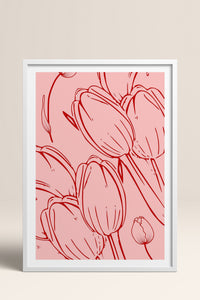 HOMEPACK Ahşap Çerçeveli Tablo Çerçeveli Poster Sanatsal Modern Duvar Dekoru TK-871