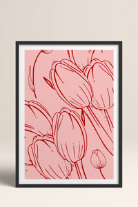 HOMEPACK Ahşap Çerçeveli Tablo Çerçeveli Poster Sanatsal Modern Duvar Dekoru TK-871