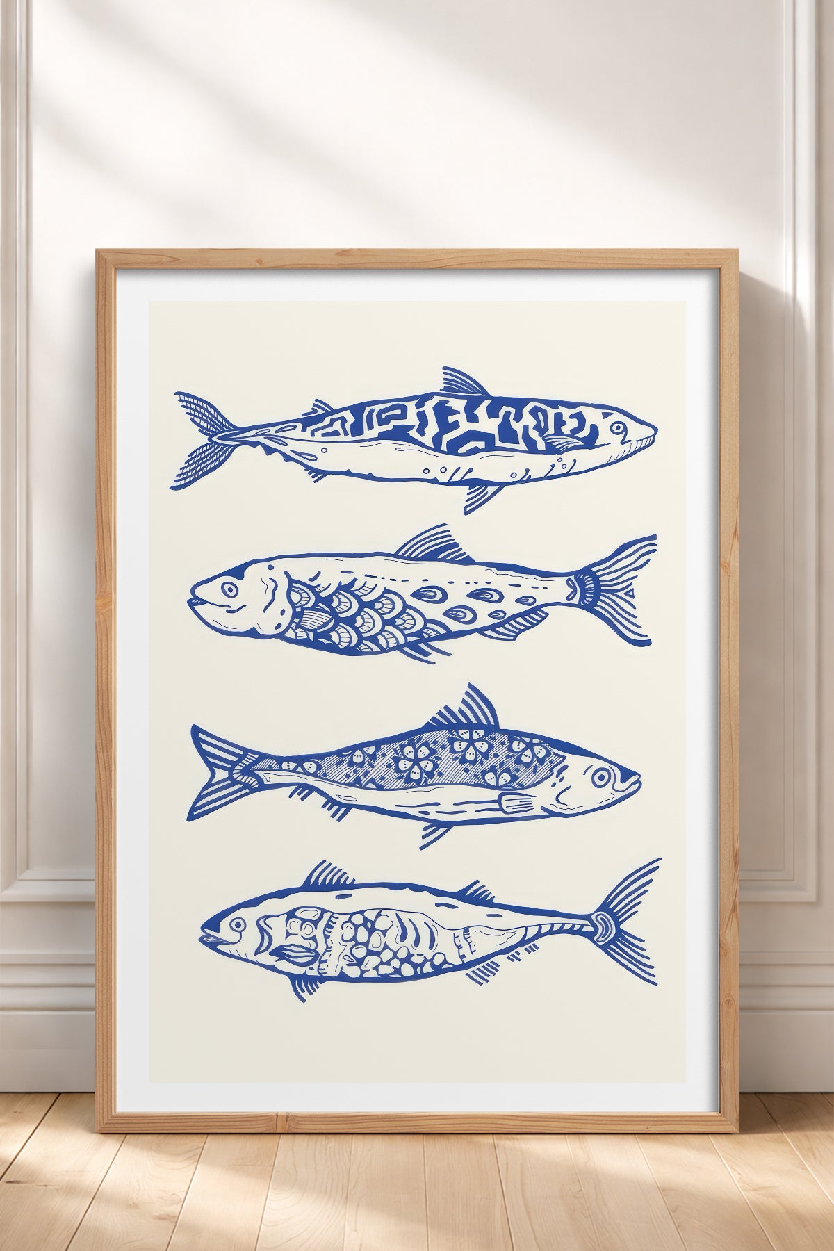 HOMEPACK Ahşap Çerçeveli Tablo Çerçeveli Poster Sanatsal Modern Duvar Dekoru TK-872