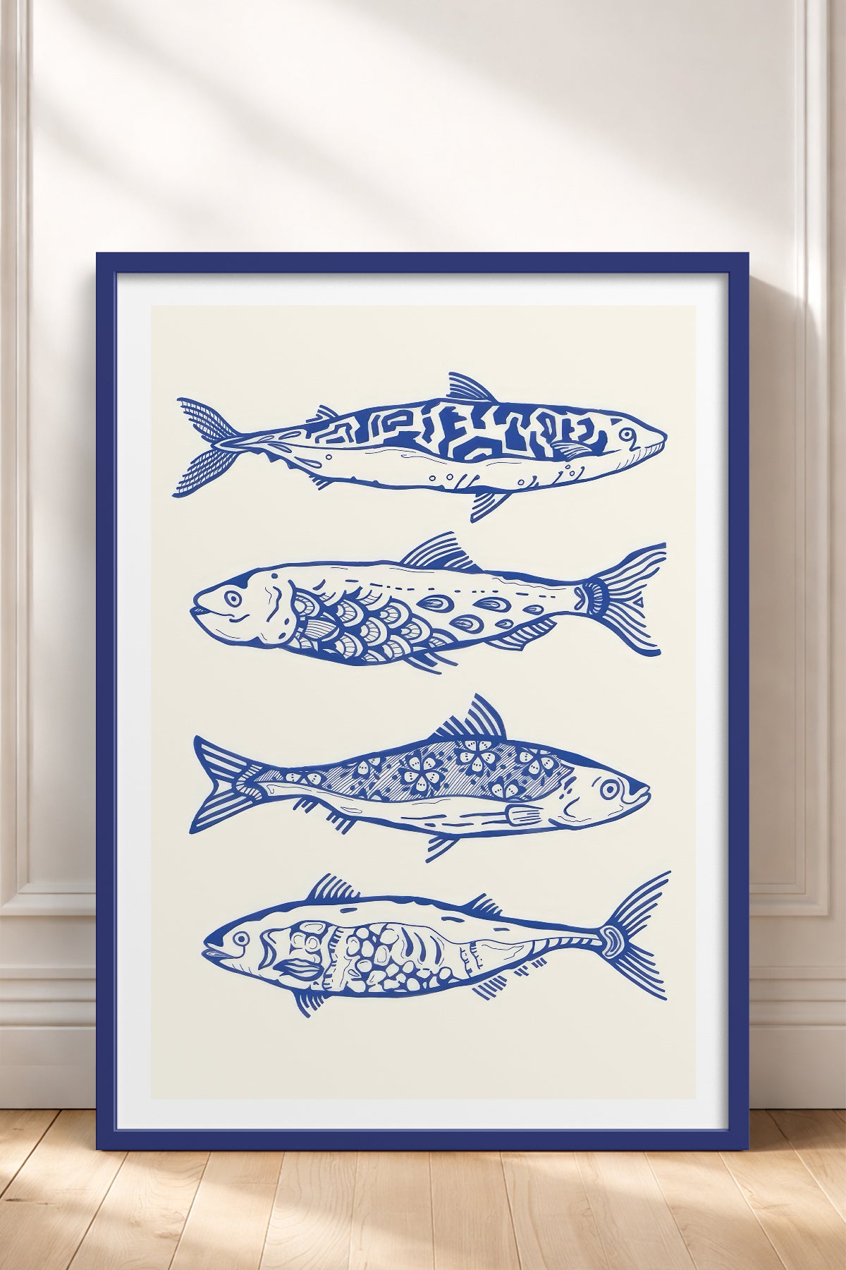 HOMEPACK Ahşap Çerçeveli Tablo Çerçeveli Poster Sanatsal Modern Duvar Dekoru TK-872