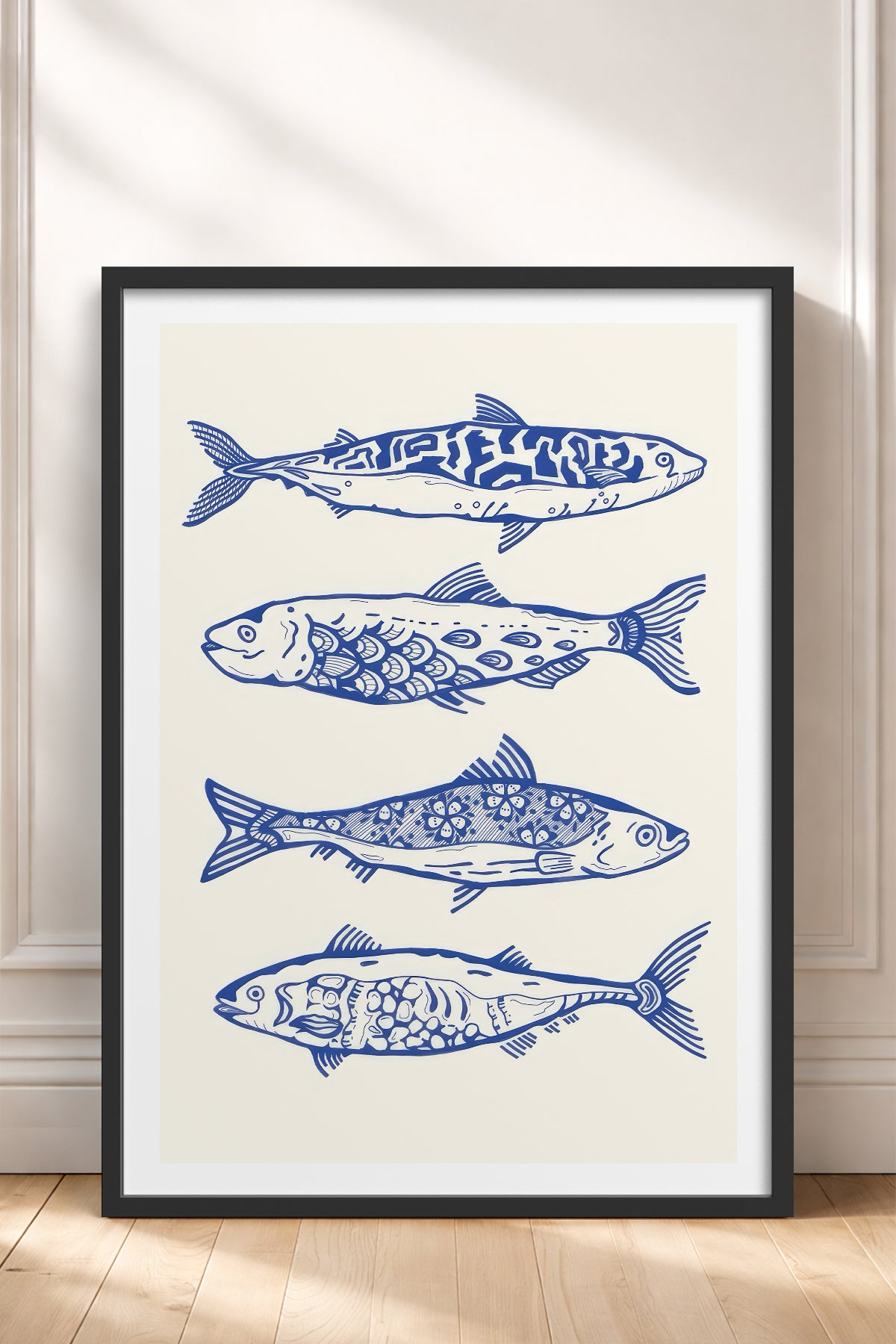 HOMEPACK Ahşap Çerçeveli Tablo Çerçeveli Poster Sanatsal Modern Duvar Dekoru TK-872