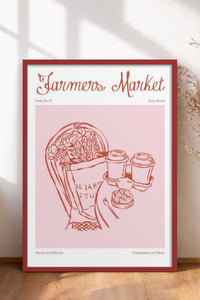 HOMEPACK Ahşap Çerçeveli Tablo Çerçeveli Poster Sanatsal Modern Duvar Dekoru TK-873