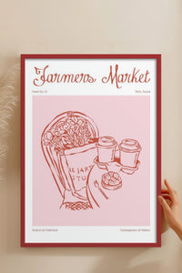 HOMEPACK Ahşap Çerçeveli Tablo Çerçeveli Poster Sanatsal Modern Duvar Dekoru TK-873