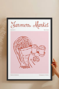 HOMEPACK Ahşap Çerçeveli Tablo Çerçeveli Poster Sanatsal Modern Duvar Dekoru TK-873