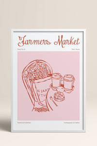 HOMEPACK Ahşap Çerçeveli Tablo Çerçeveli Poster Sanatsal Modern Duvar Dekoru TK-873