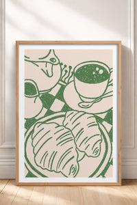 HOMEPACK Ahşap Çerçeveli Tablo Çerçeveli Poster Sanatsal Modern Duvar Dekoru TK-874