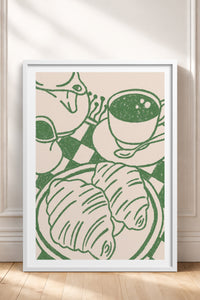 HOMEPACK Ahşap Çerçeveli Tablo Çerçeveli Poster Sanatsal Modern Duvar Dekoru TK-874