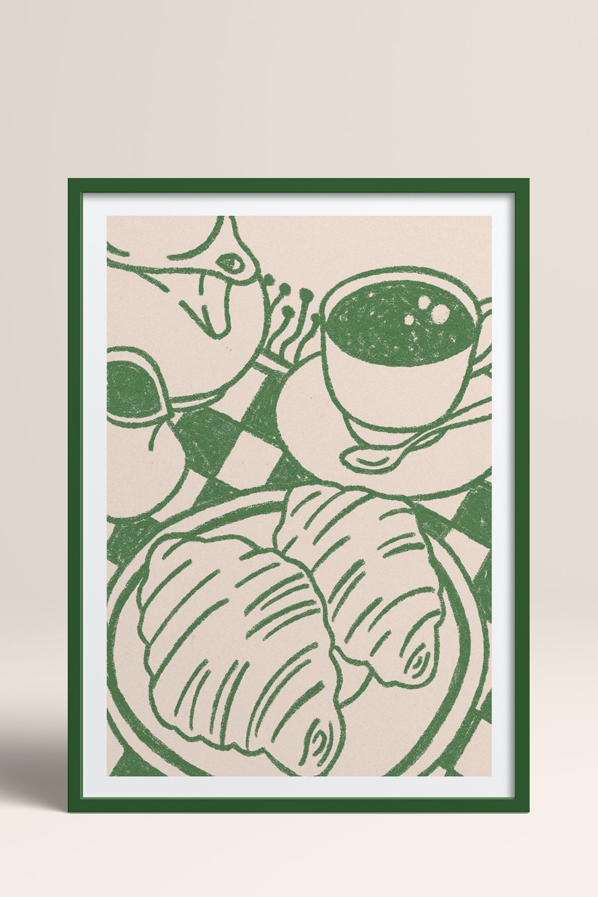 HOMEPACK Ahşap Çerçeveli Tablo Çerçeveli Poster Sanatsal Modern Duvar Dekoru TK-874