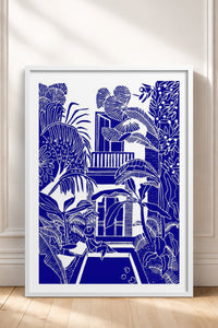 HOMEPACK Ahşap Çerçeveli Tablo Çerçeveli Poster Sanatsal Modern Duvar Dekoru TK-875