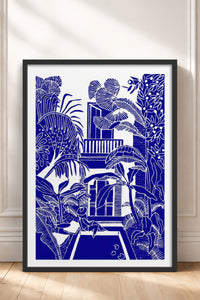 HOMEPACK Ahşap Çerçeveli Tablo Çerçeveli Poster Sanatsal Modern Duvar Dekoru TK-875