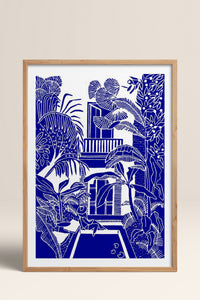 HOMEPACK Ahşap Çerçeveli Tablo Çerçeveli Poster Sanatsal Modern Duvar Dekoru TK-875