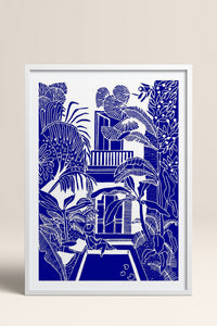 HOMEPACK Ahşap Çerçeveli Tablo Çerçeveli Poster Sanatsal Modern Duvar Dekoru TK-875
