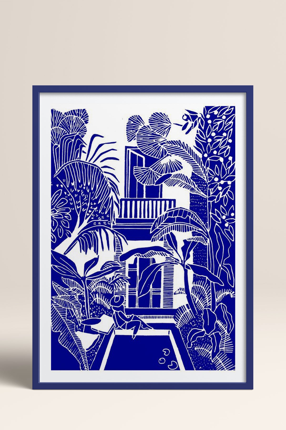 HOMEPACK Ahşap Çerçeveli Tablo Çerçeveli Poster Sanatsal Modern Duvar Dekoru TK-875