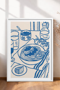 HOMEPACK Ahşap Çerçeveli Tablo Çerçeveli Poster Sanatsal Modern Duvar Dekoru TK-876