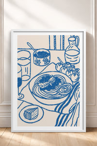 HOMEPACK Ahşap Çerçeveli Tablo Çerçeveli Poster Sanatsal Modern Duvar Dekoru TK-876