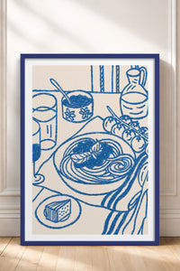 HOMEPACK Ahşap Çerçeveli Tablo Çerçeveli Poster Sanatsal Modern Duvar Dekoru TK-876