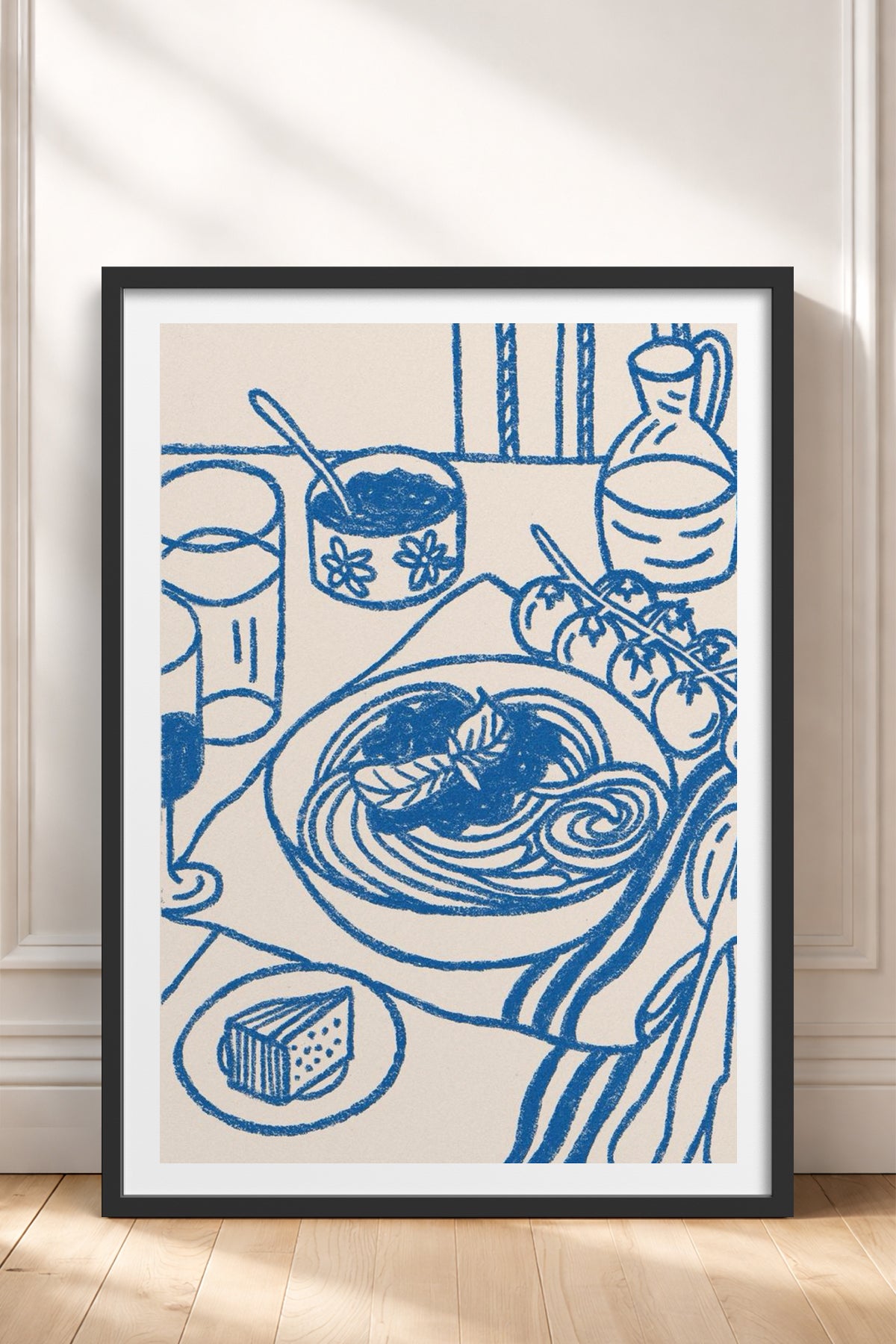 HOMEPACK Ahşap Çerçeveli Tablo Çerçeveli Poster Sanatsal Modern Duvar Dekoru TK-876