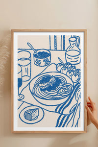 HOMEPACK Ahşap Çerçeveli Tablo Çerçeveli Poster Sanatsal Modern Duvar Dekoru TK-876
